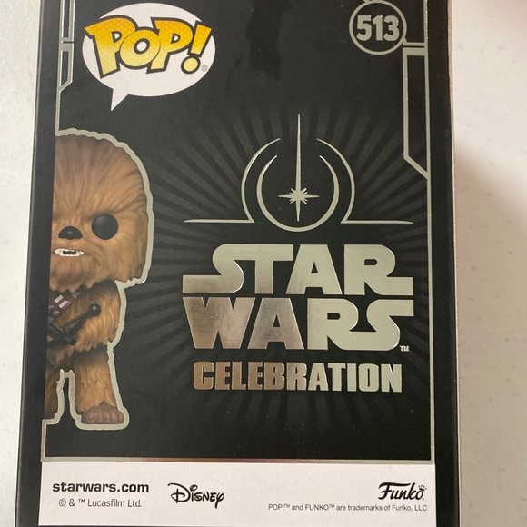 Funko POP! Star Wars Chewbacca #513 2022 Galactic Convention Exclusive - Picture 3 of 6